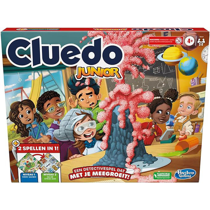 Cluedo Junior - Het 2-in-1 Detectivespel voor Slimme Jonge Geesten