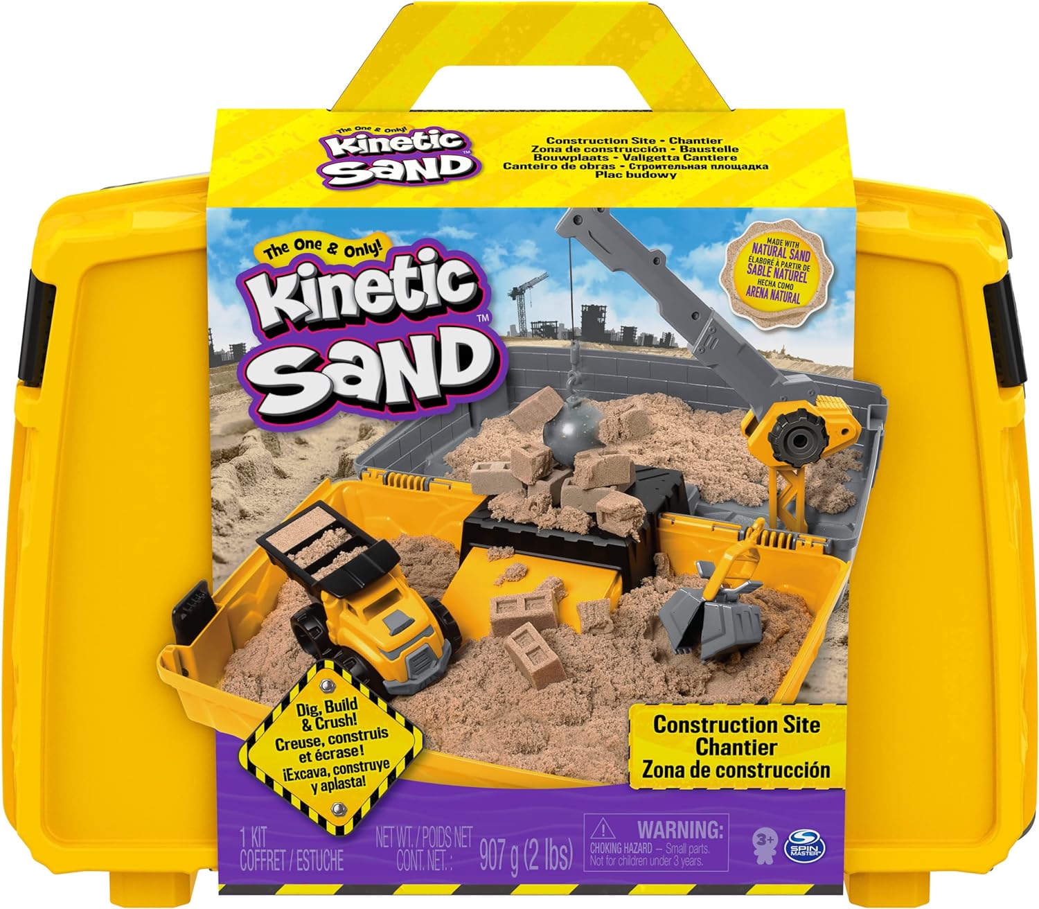 Kinetic Sand - Bouwplaats Speelset